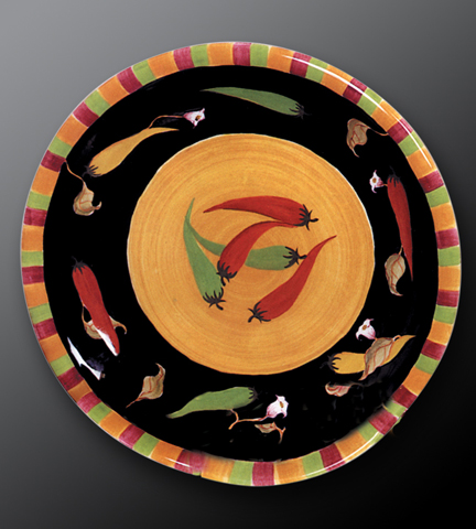 Picante Collection Round Platter 14" Dia.